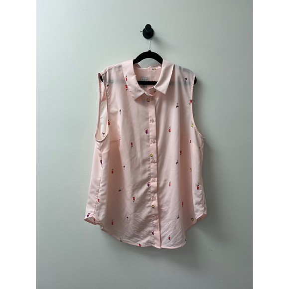 a new day Pink Sleeveless Blouse - Picture 1 of 3